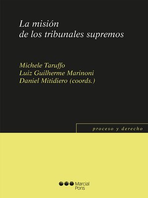 cover image of La misión de los tribunales supremos